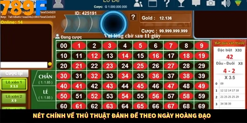 Chốt sổ theo ngày hoàng đạo cực uy tín