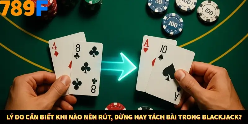 Lý do cần biết khi nào nên rút, dừng hay tách bài trong Blackjack?