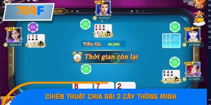 Chiến thuật chia bài 3 cây thông minh Chiến thuật chia bài 3 cây thông minh